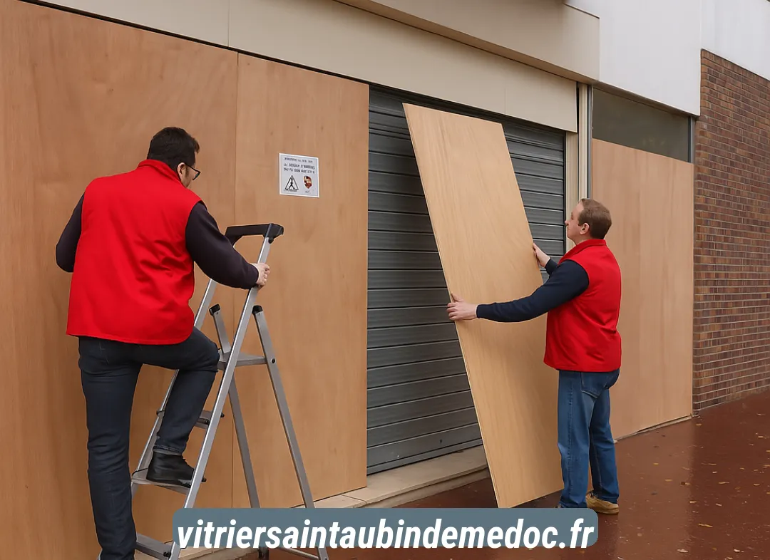 Mise en sécurité fermeture provisoire Saint-Aubin-de-Médoc